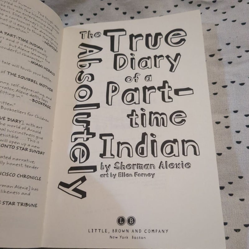 The Absolutely True Diary of a Part-Time Indian