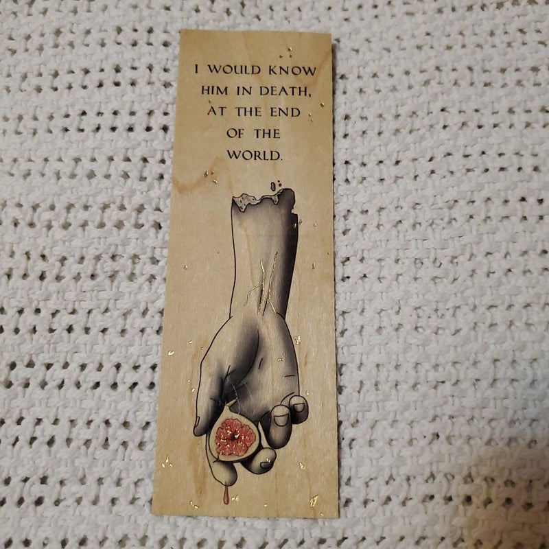 Lore Wooden Bookmark