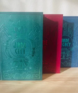 Illumicrate Jade City Jade War Jade Legacy Green Bone Saga by Fonda Lee Signed