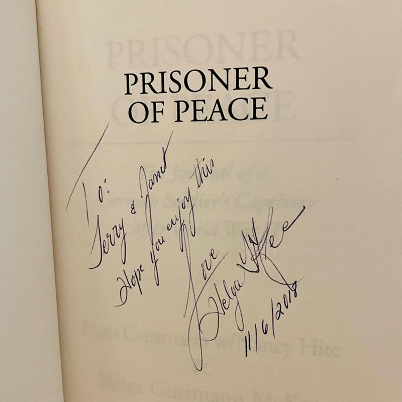 Prisoner of Peace - Signed by Helga McKee