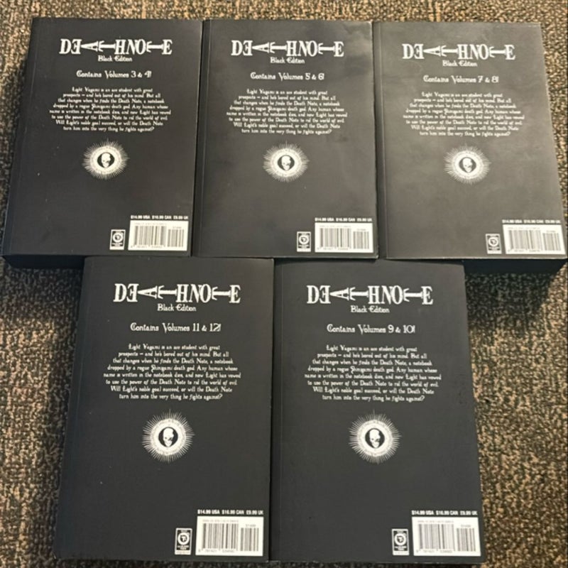 Death Note Black Edition, Vol. 2-6