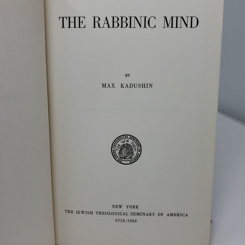 The Rabbinic Mind