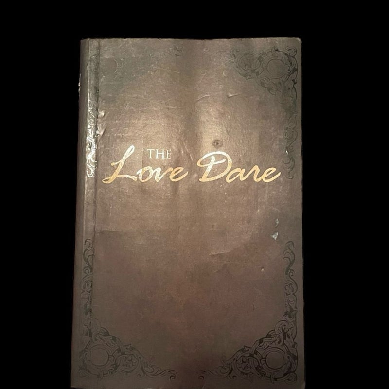 The Love Dare Paperback with Appendixes/Activities in the back 