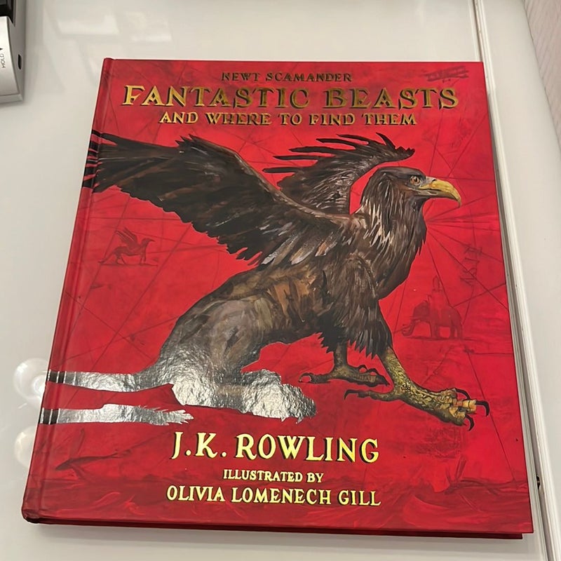 Fantastic Beasts and Where to Find Them by J. K. Rowling, Newt Scamander,  Hardcover