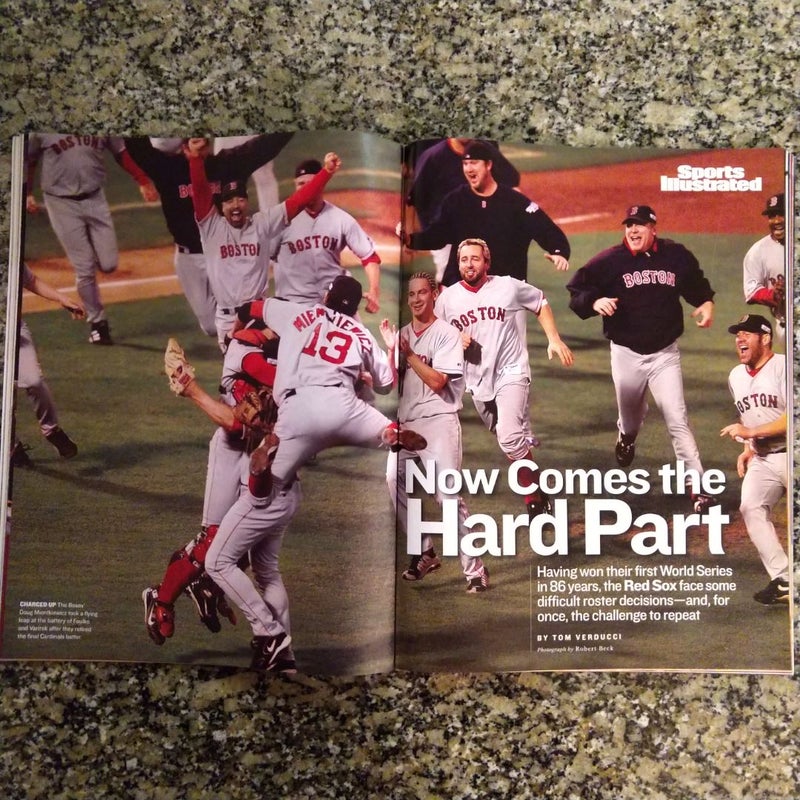 Sports Illustrated coverage of the Boston Red Sox 2004 World Series win