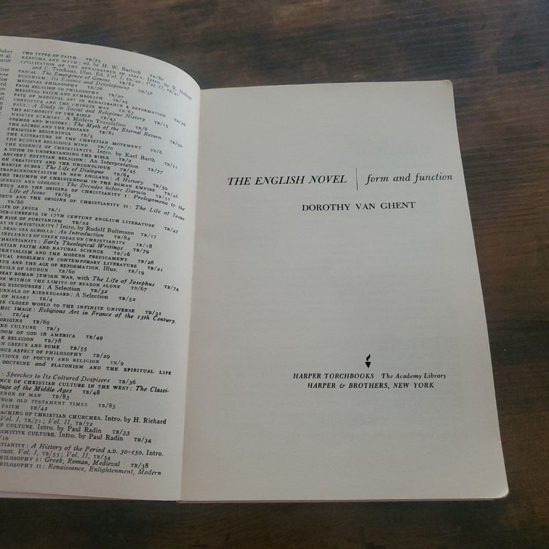 The English Novel