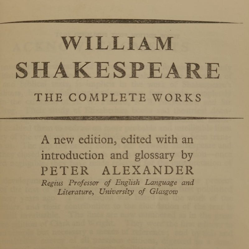 William Shakespeare--The Complete Works