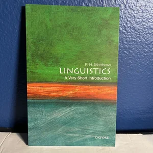 Linguistics: a Very Short Introduction