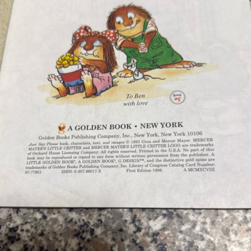Just Say Please First Edition