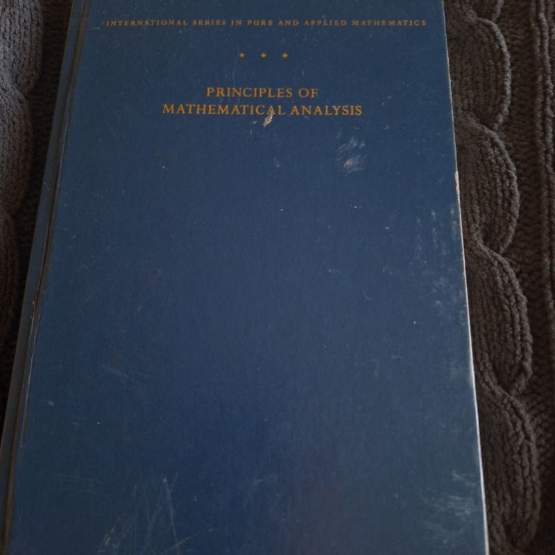 Principles of mathematical analysis 