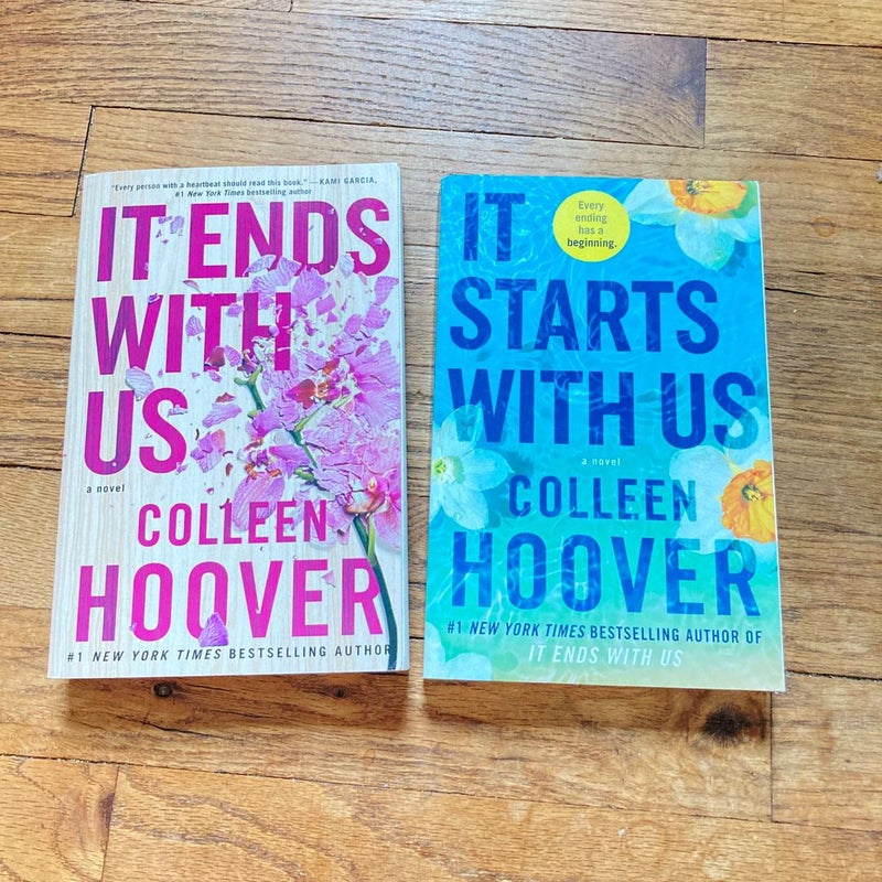 It Starts with Us By Colleen Hoover/It Ends with Us Novels Book In