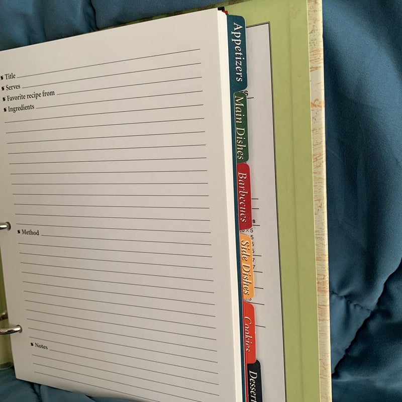 WW cookbooks and blank recipe book