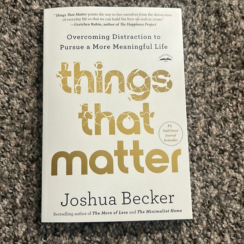 Things That Matter by Joshua Becker, Paperback