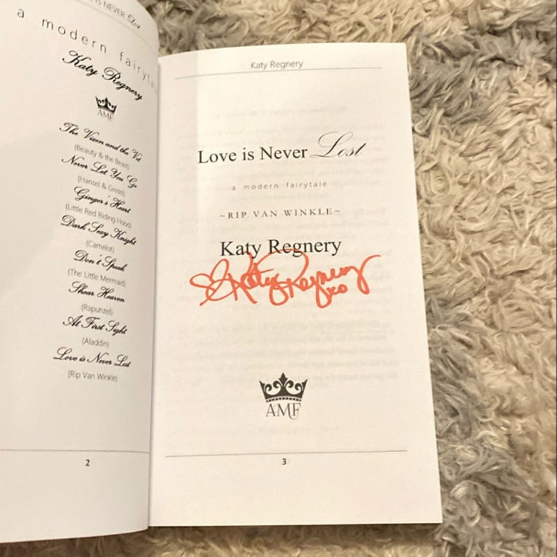 Love Is Never Lost (Signed)