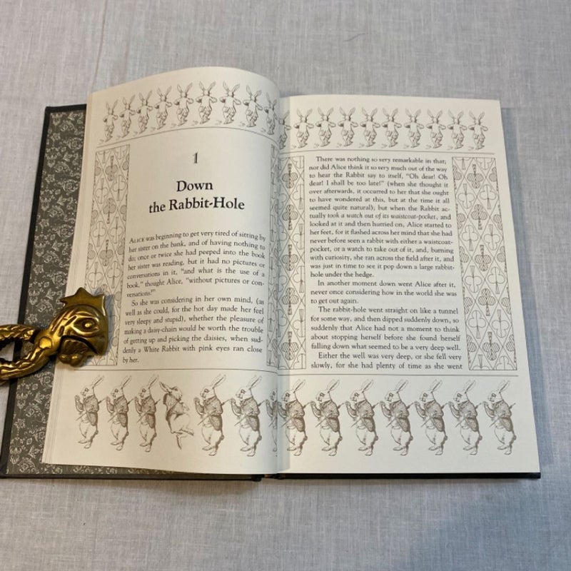 Alice's Adventures in Wonderland By Lewis Carroll -The Franklin Library - 1980