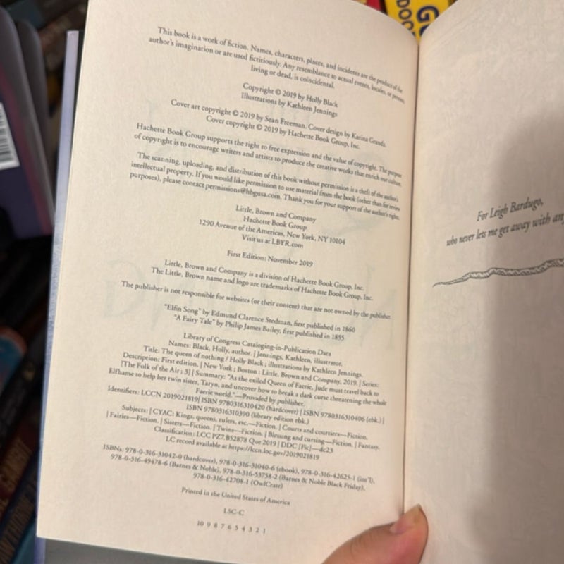 The Queen of Nothing 1st Ed 