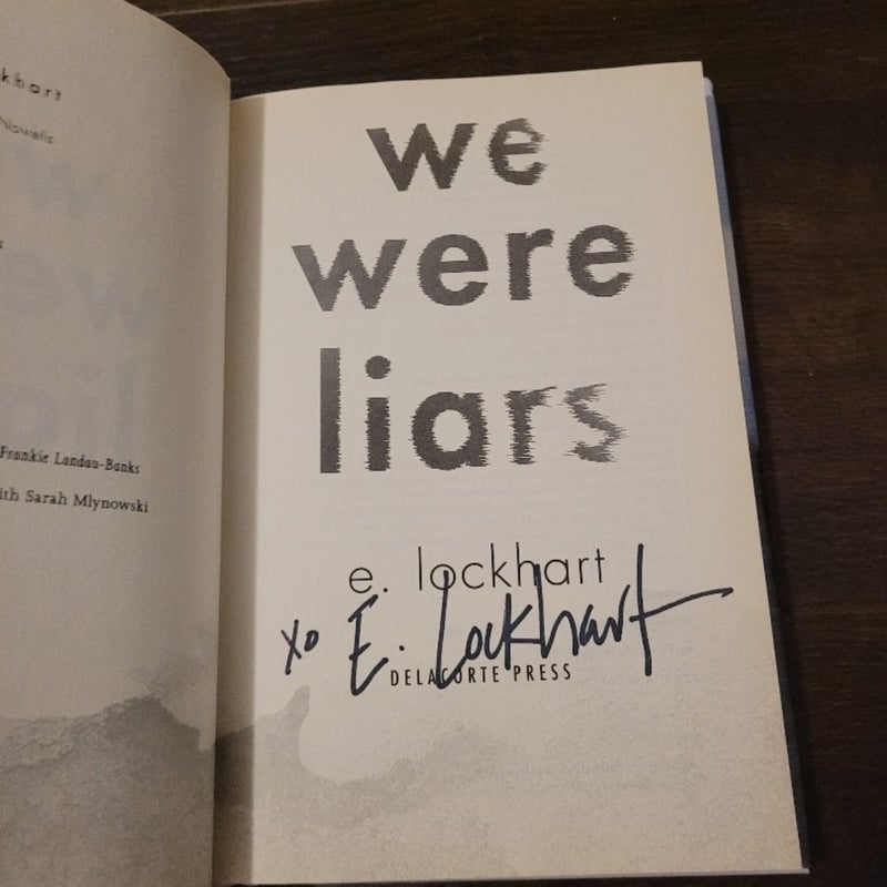 SIGNED We Were Liars