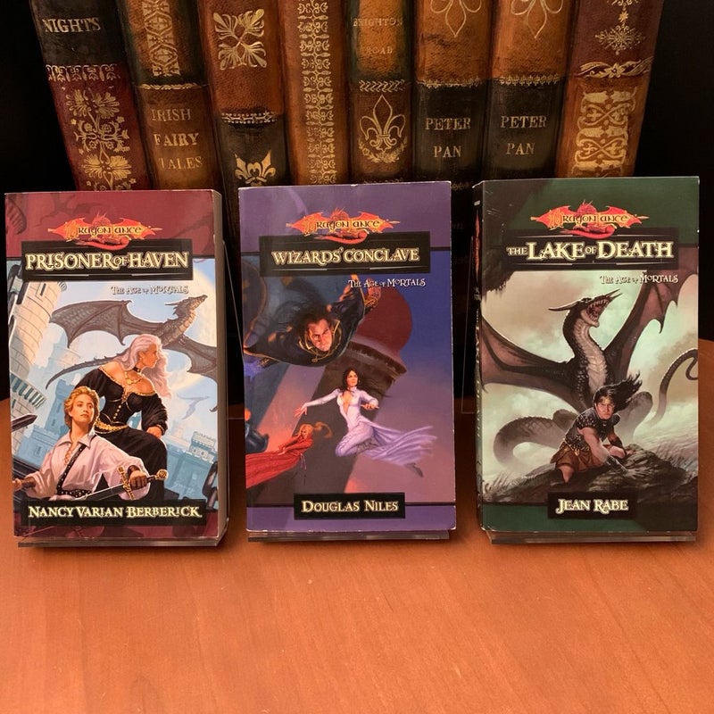 DragonLance: Complete Age of Mortals Series 1-6: Conundrum, Lioness, Dark Thane, Prisoner of Haven, Wizard’s Conclave, Lake of Death