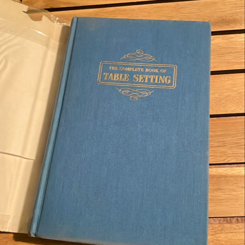 The Complete Book of Table Setting (1949)