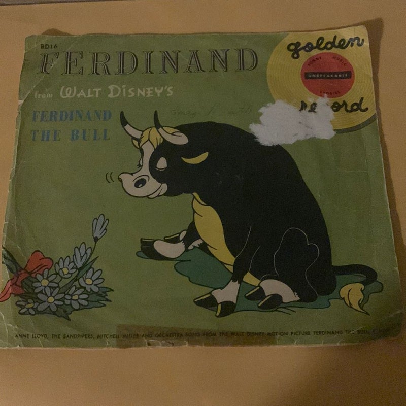 Disney 45RPM Record Ferdinand the Bull