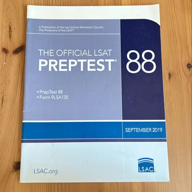 The Official LSAT PrepTest 88