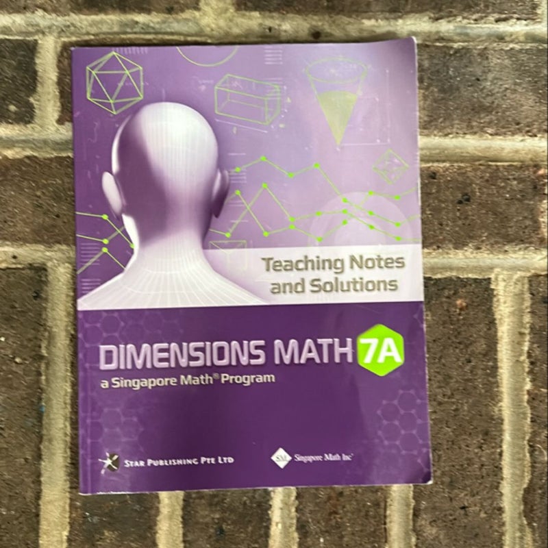 Dimensions math 7A