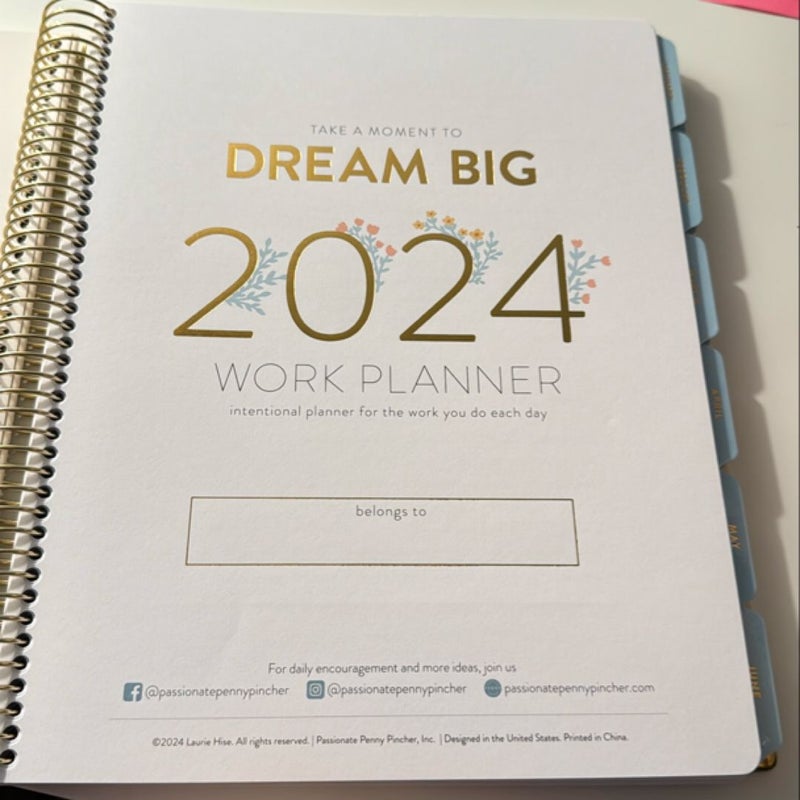 The 2024 Work Planner