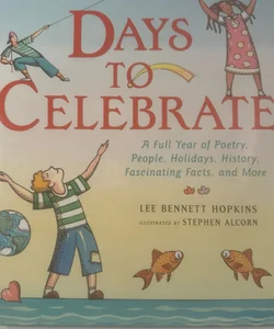 Days to Celebrate By Lee Bennett Hopkins Big Book First Edition HC Like New