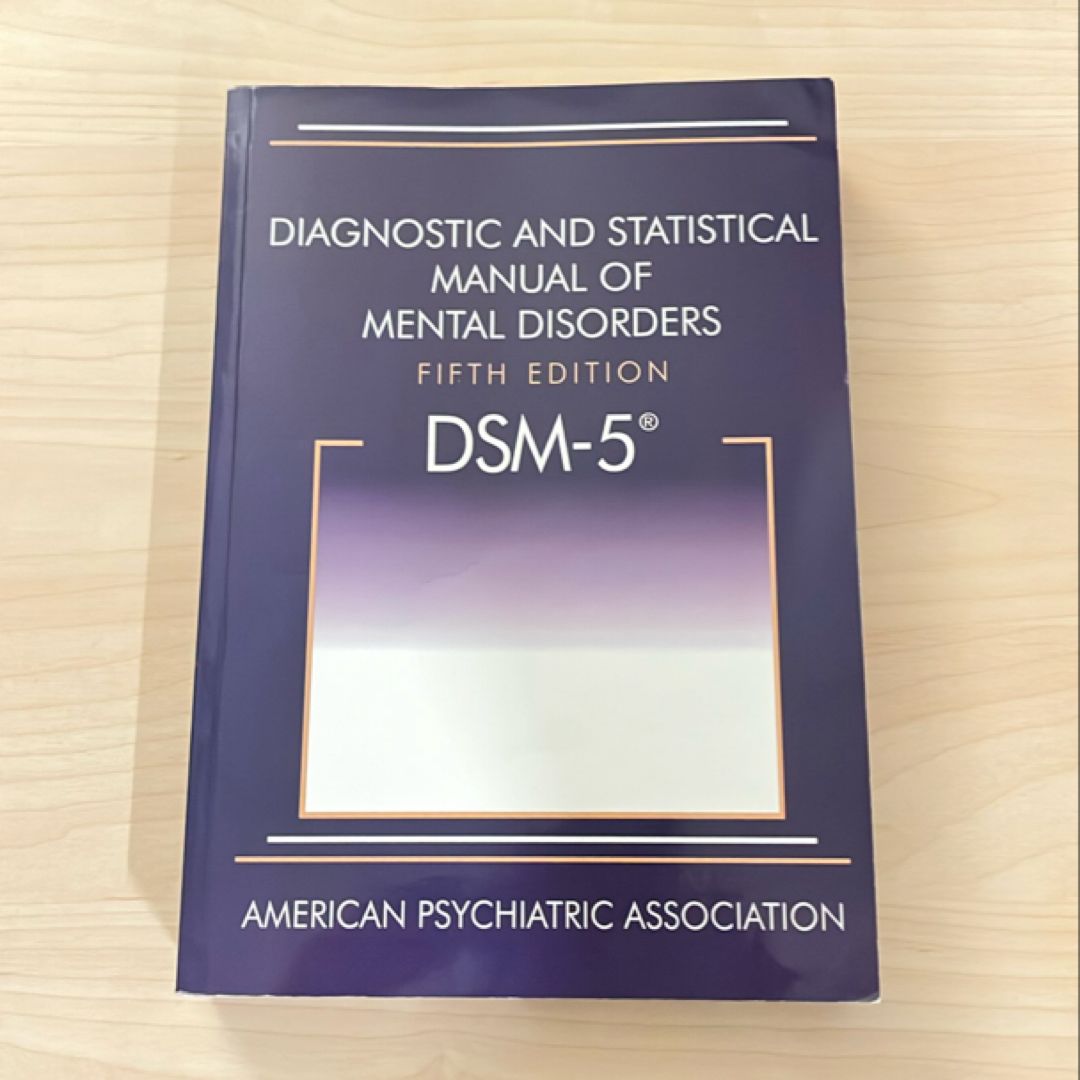 Diagnostic and Statistical Manual of Mental Disorders - DSM-5 by ...