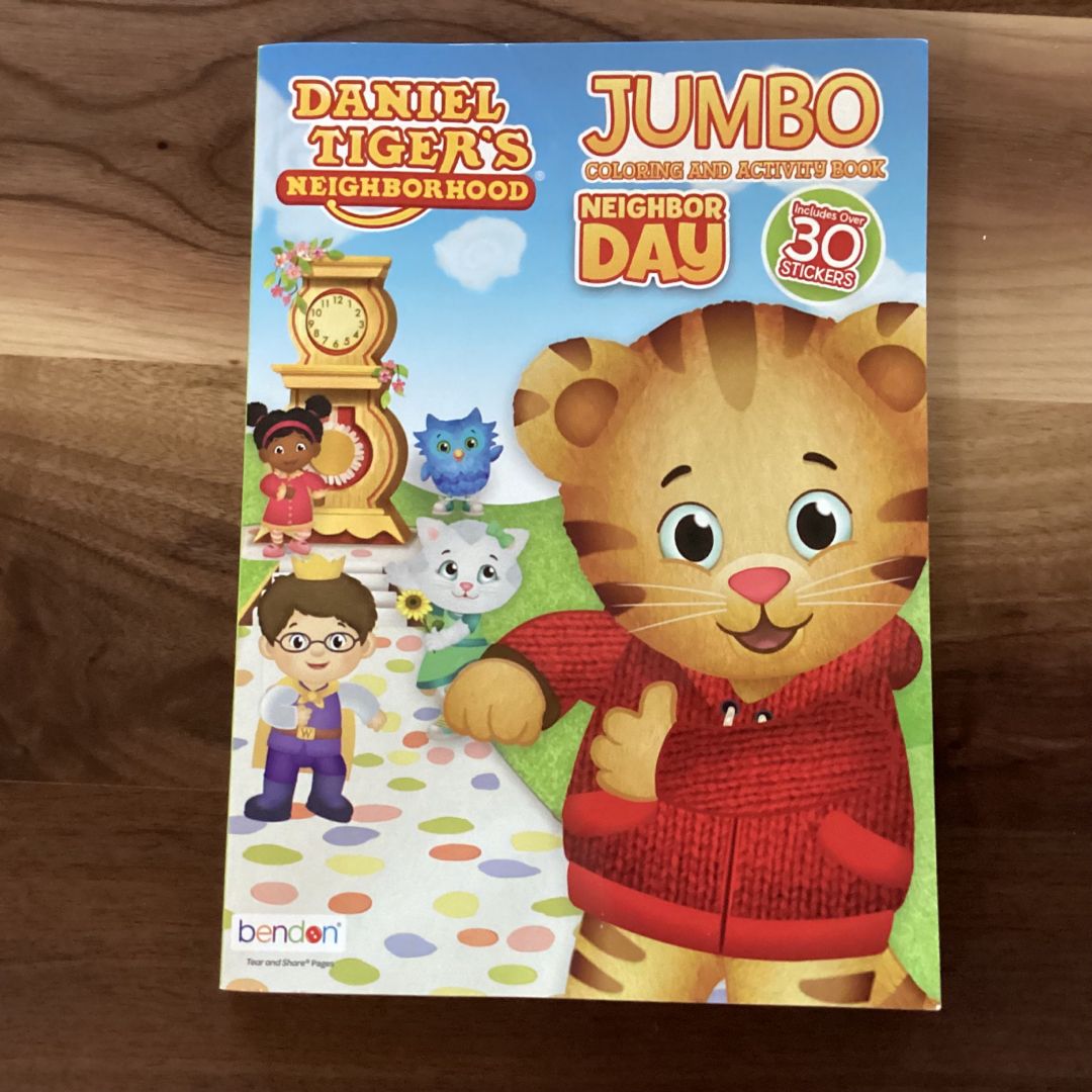 Daniel Tiger Coloring and Activity Book with Stickers by Bendon