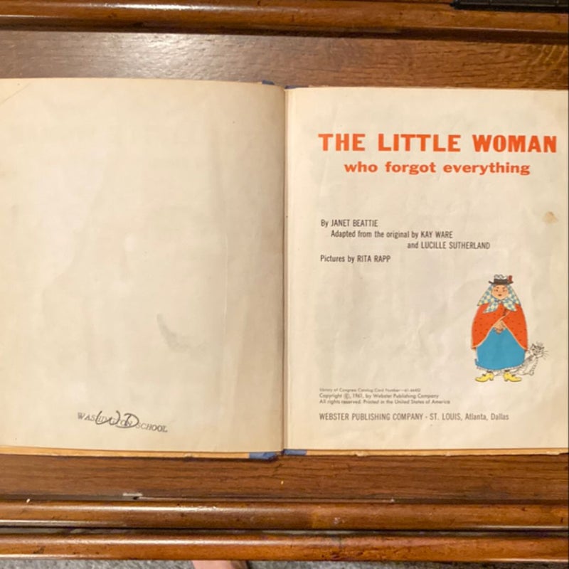 The Little Woman Who Forgot Everything 