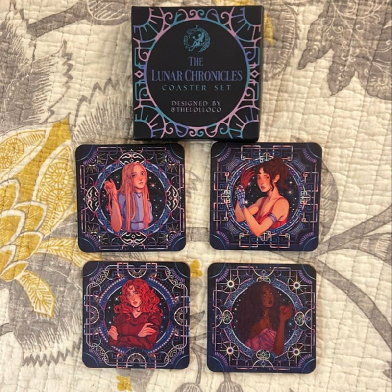 The Lunar Chronicles Coasters