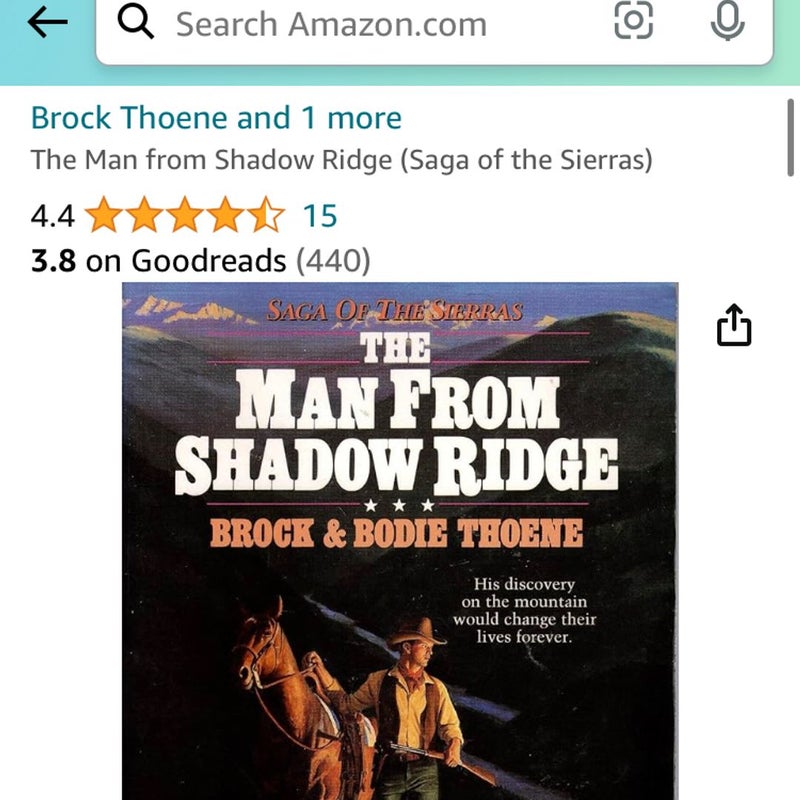 The Man From Shadow Ridge