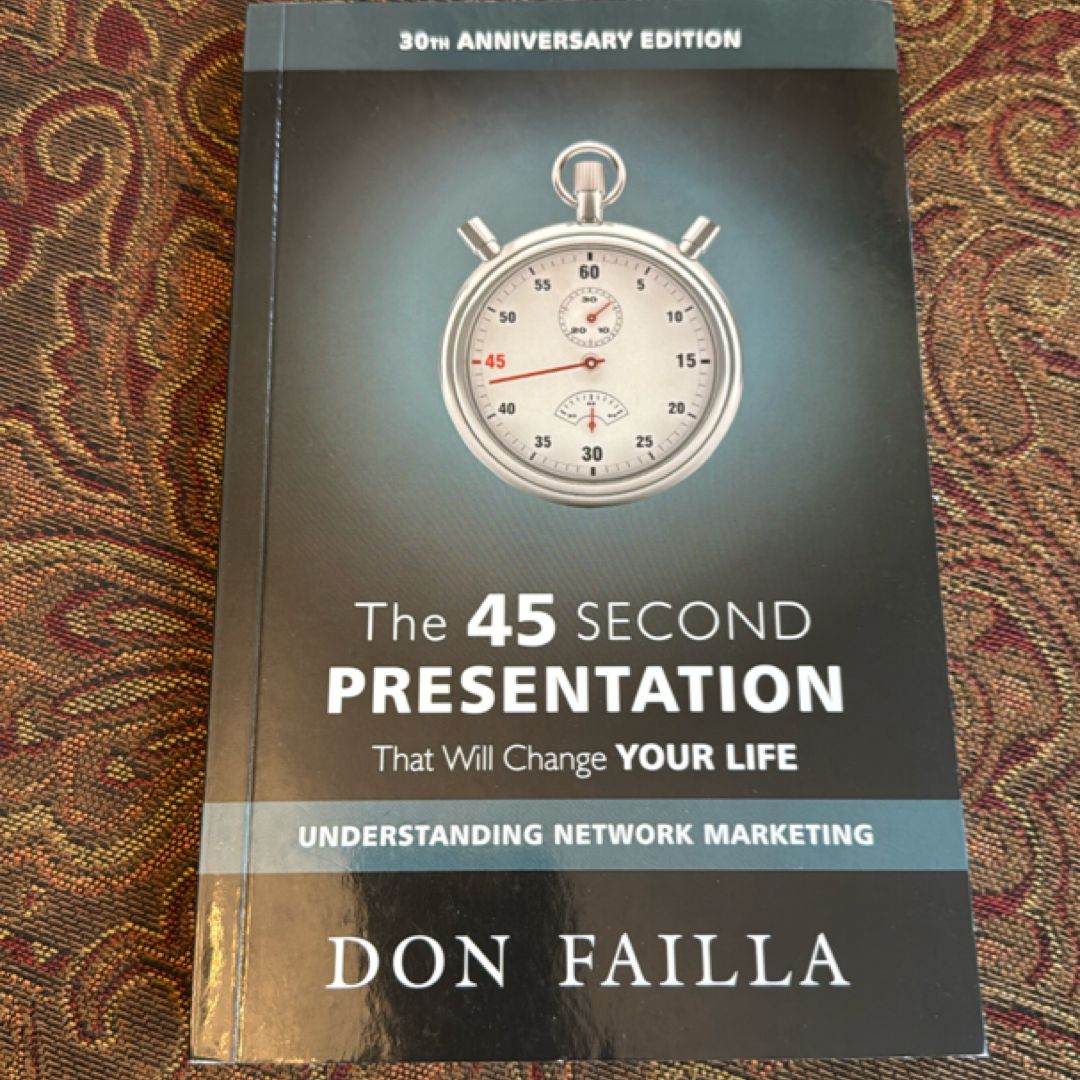 The 45 Second Presentation: That Will Change Your Life