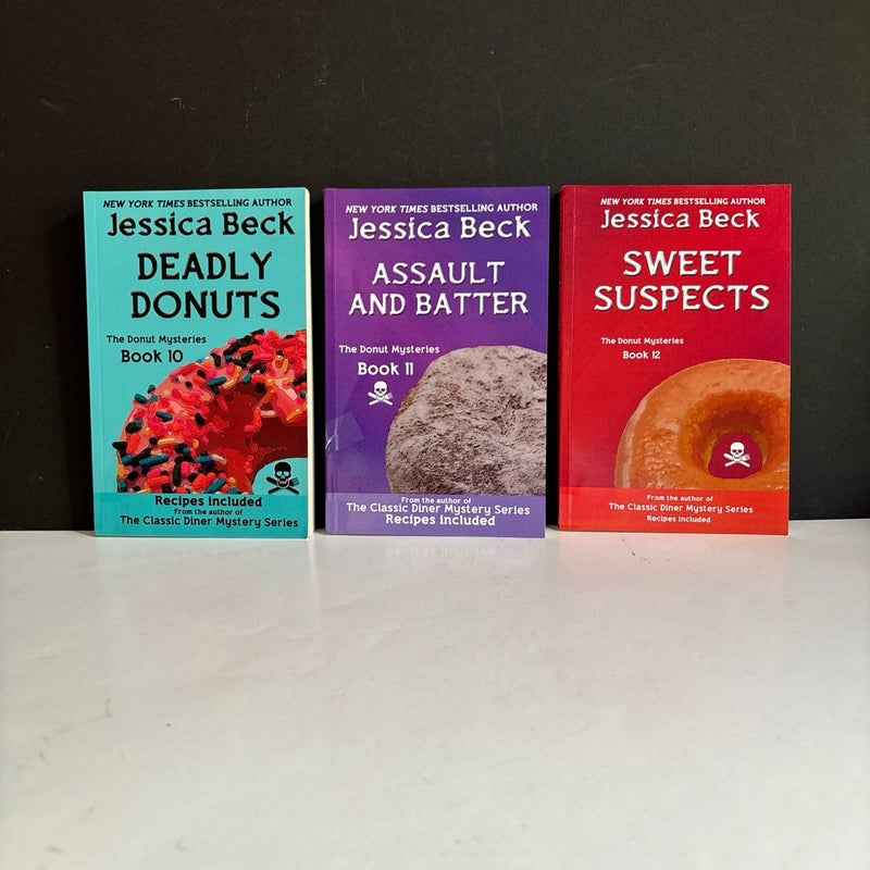 Jessica Beck Lot of books #10 - 19, A DONUT SHOP MYSTERY Series Mysteries PB EUC