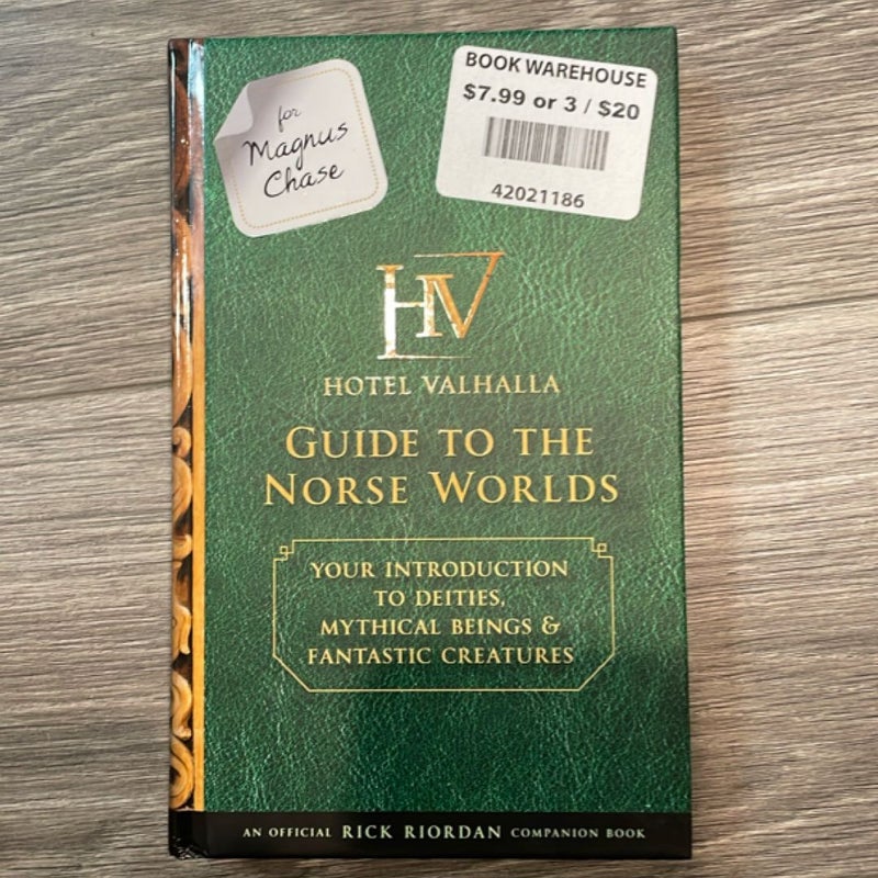 For Magnus Chase: Hotel Valhalla Guide to the Norse Worlds (an Official Rick Riordan Companion Book)