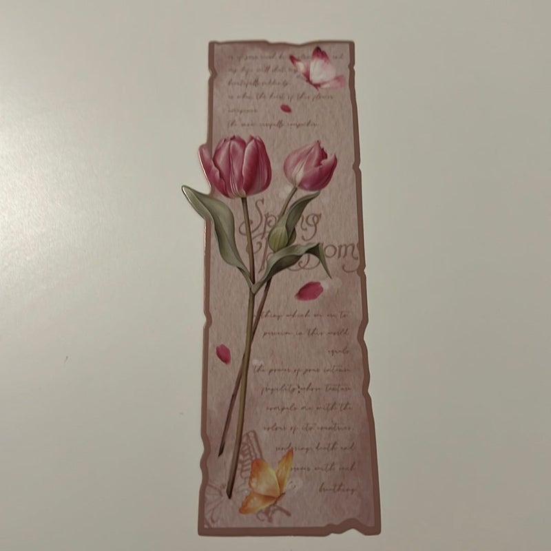 floral bookmark