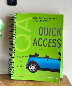 Quick Access, Reference for Writers
