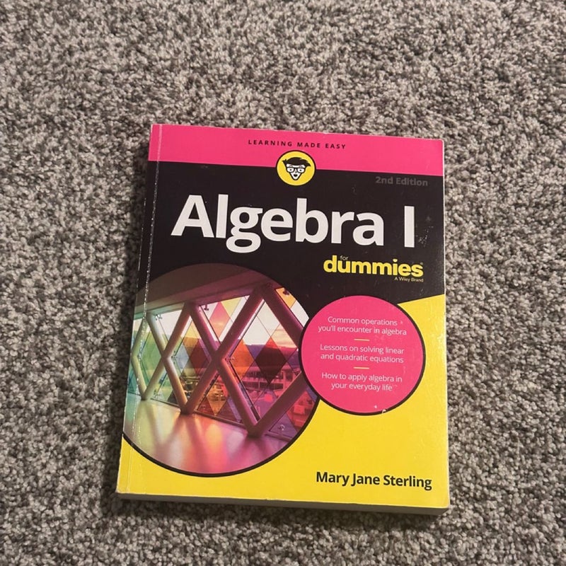 Algebra I for Dummies