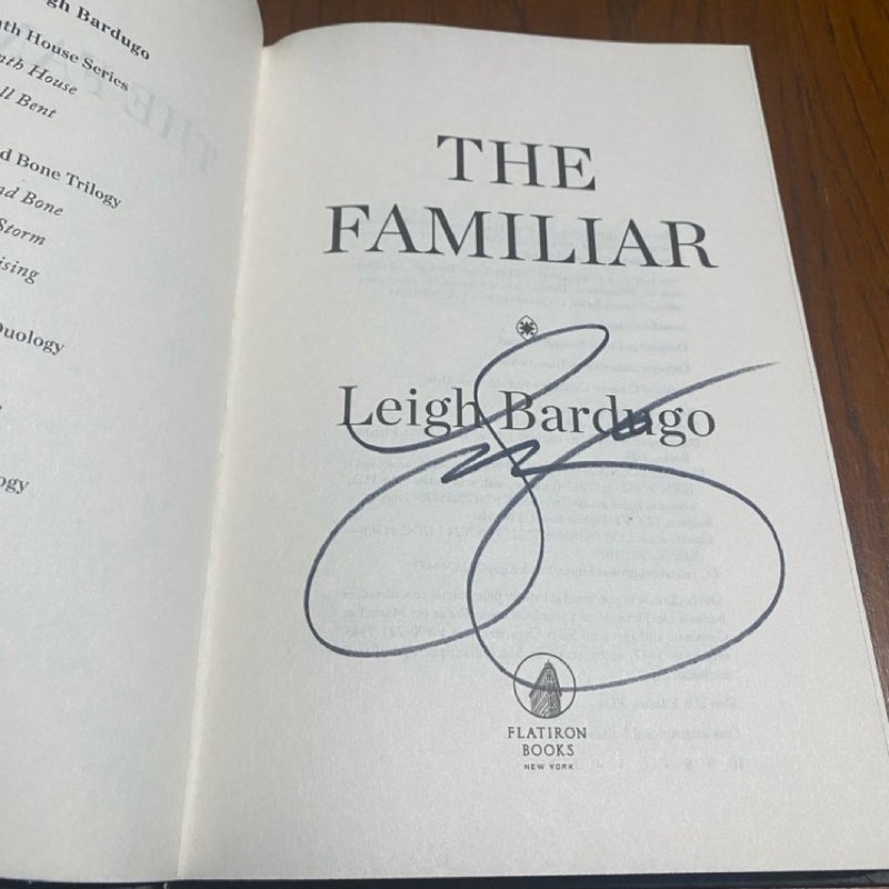 The Familiar (signed copy, sprayed edges)