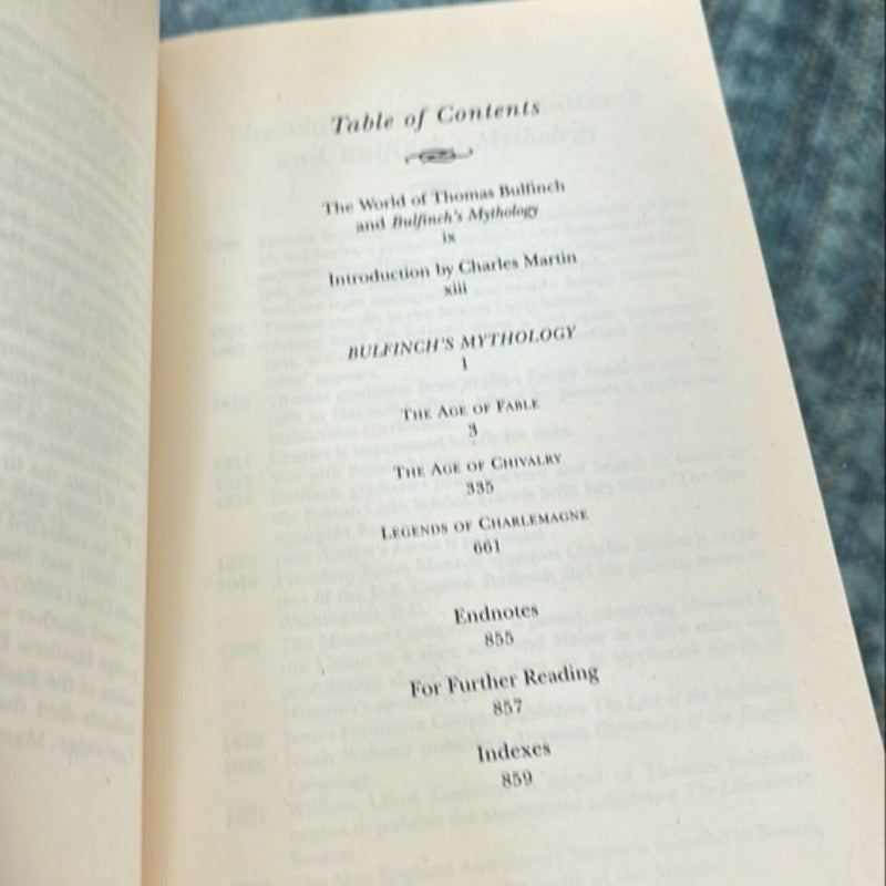 Bulfinch's Mythology