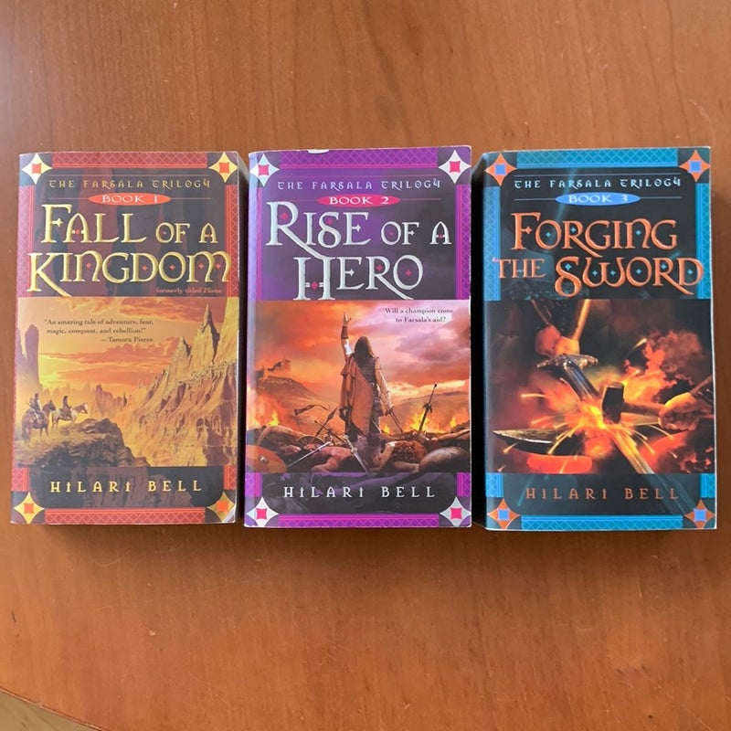 The Farsala Trilogy: Fall of a Kingdom, Rise of a Hero, Forging the Sword
