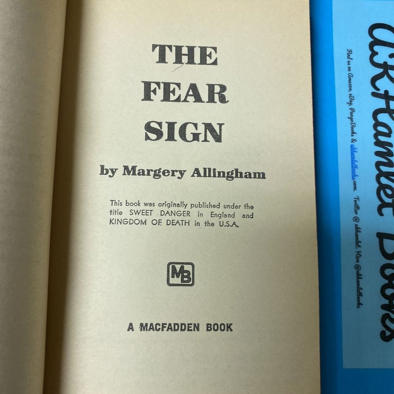 The Fear Sign