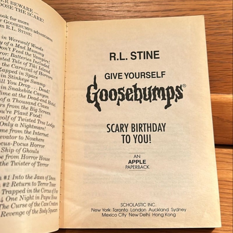 Scary Birthday to You!