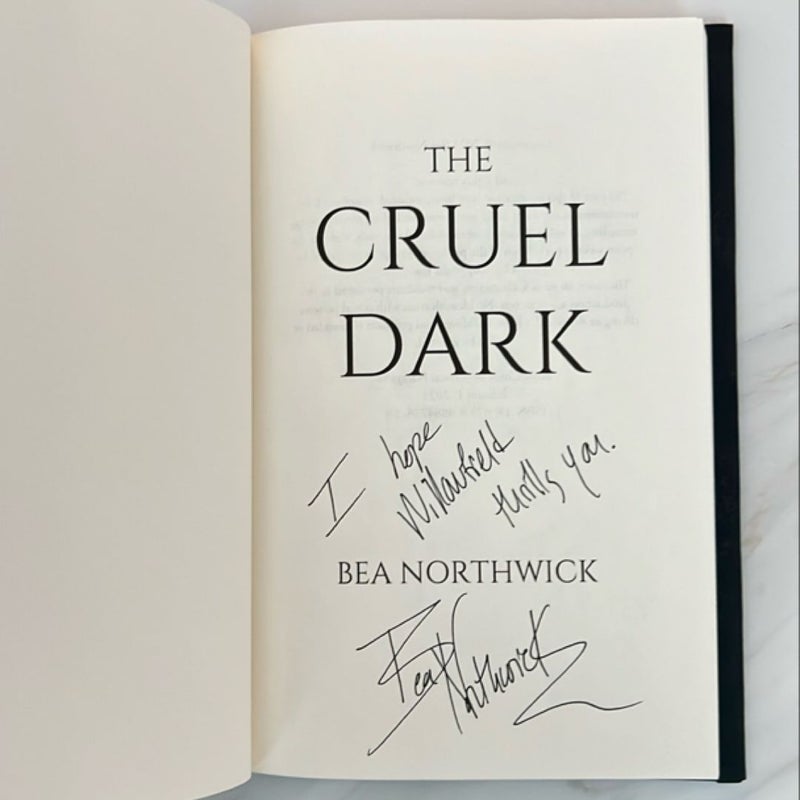 **SIGNED COPY** The Cruel Dark