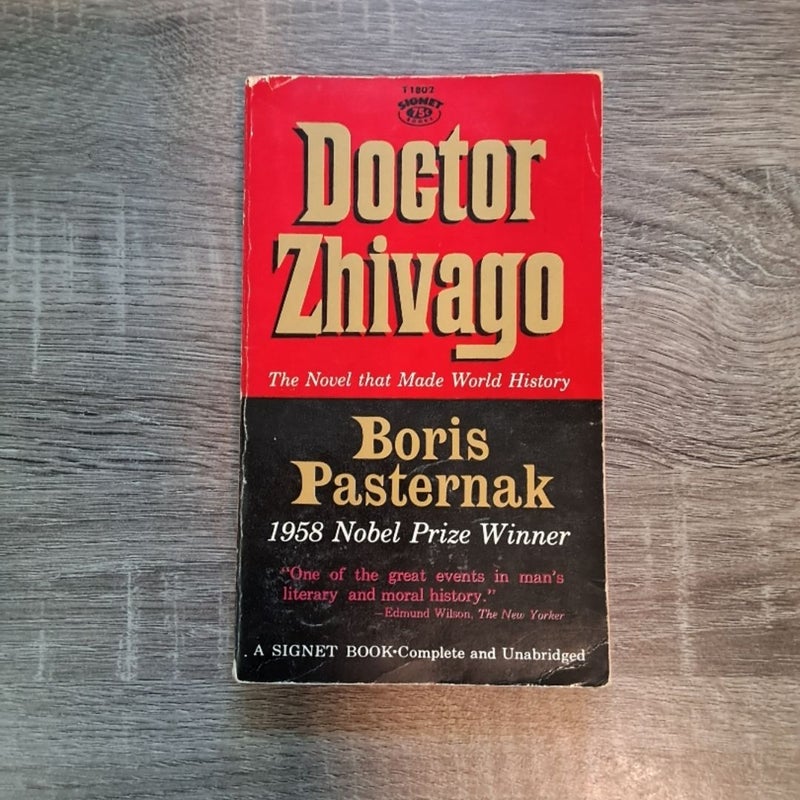 Doctor Zhivago By Boris Pasternak 1960 Second US Printing