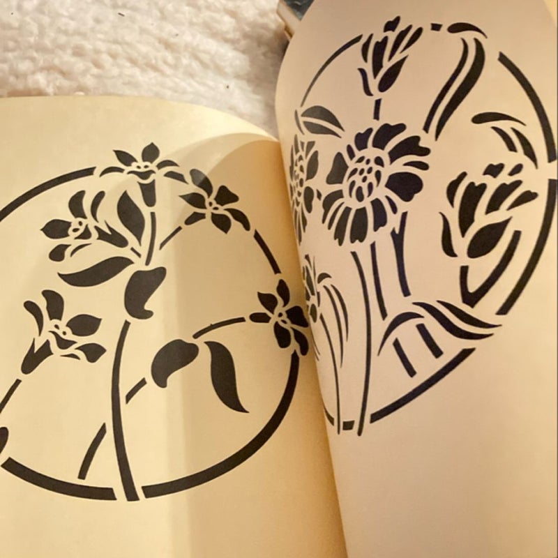 Floral Cut and Use Stencils