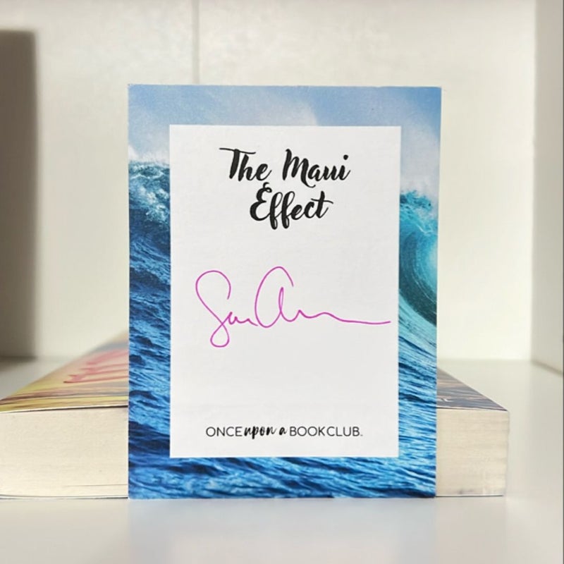 The Maui Effect (Once Upon a Book Club) + Signed Book Plate