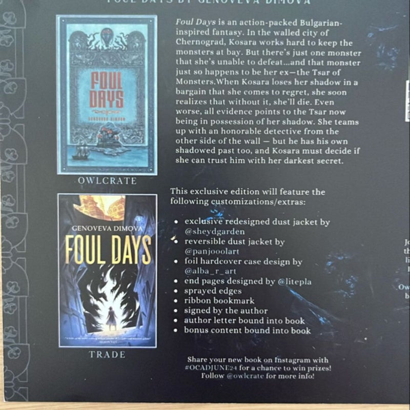 Foul Days (Owlcrate)