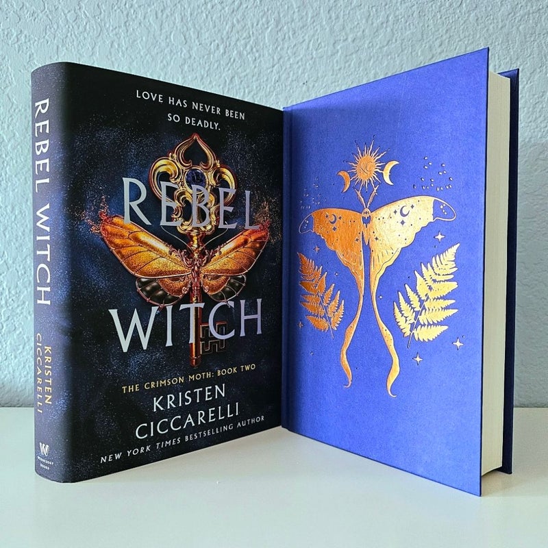 Rebel Witch (Crimson Moth Book 2) by Kristen Ciccarelli Barnes & Noble Exclusive NEW